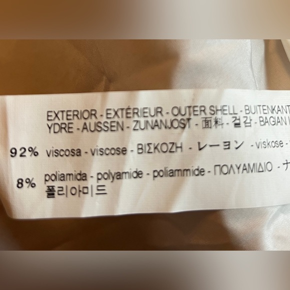 Zara Long Pink Textured Jacket - Picture 11 of 12